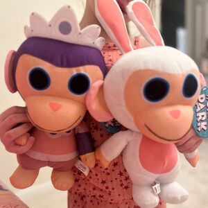 Wonder Park Movie Plush Princess Chimpy and Bunny Chimpy - NWT